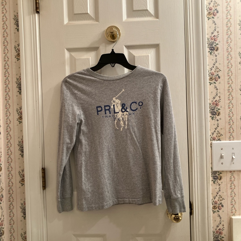 Polo by Ralph Lauren Heather Gray Long Sleeve Shirt